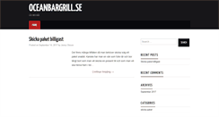 Desktop Screenshot of oceanbargrill.se