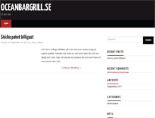 Tablet Screenshot of oceanbargrill.se